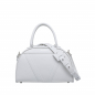 Preview: Handle bag as crossbody bag made of nappa leather white
